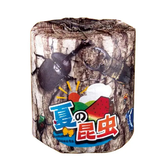 "夏の昆虫トイレット1ロール、昆虫プリント、イベント用粗品に最適"