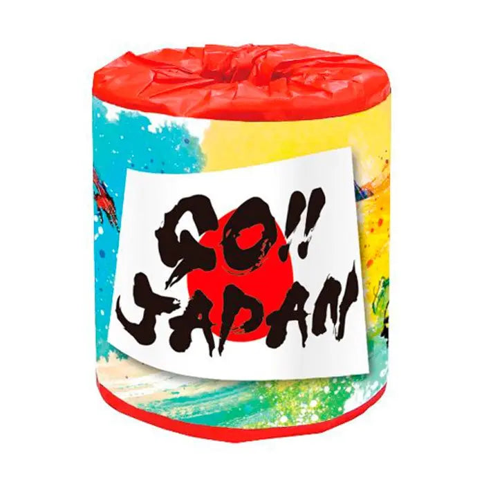 GO!! JAPANトイレット1ロール、白無地、販促・景品用、オリンピック向け