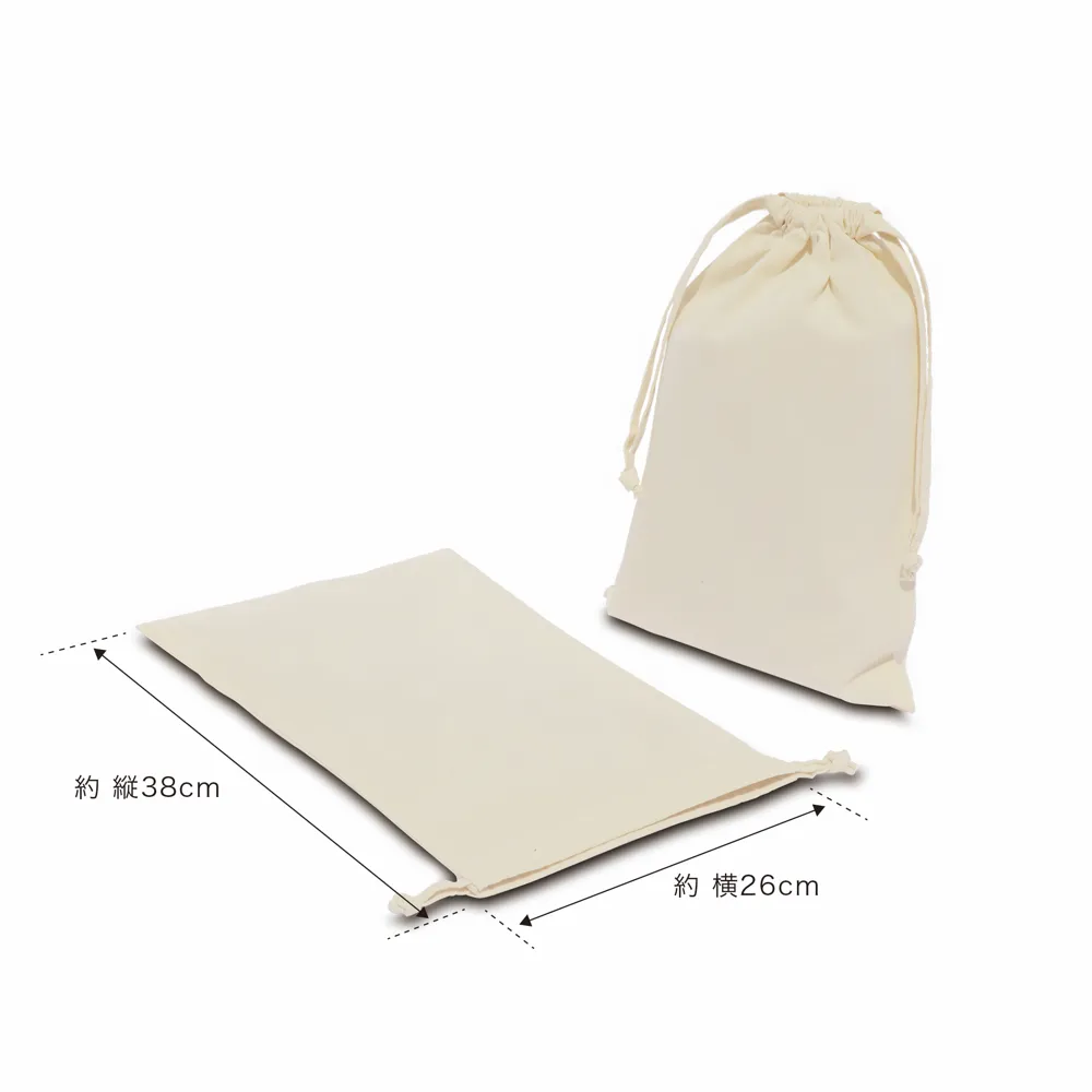 コットン巾着(Mサイズ)【271円(税込)】【500個】