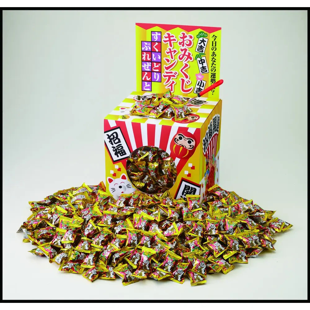 おみくじキャンディすくいどりプレゼント、500個入り、店頭POP付きセット