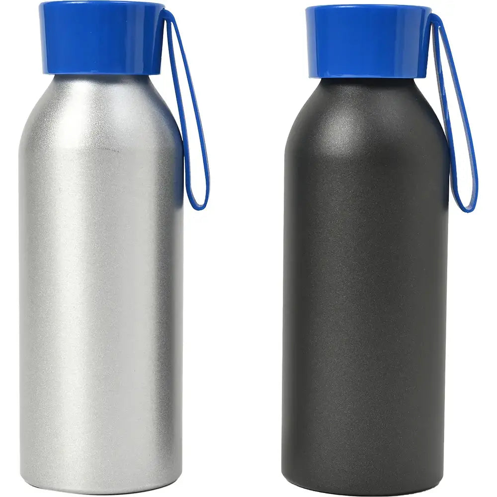 アルミダイレクトボトル500ml、シリコンストラップ付、軽量アルミ素材