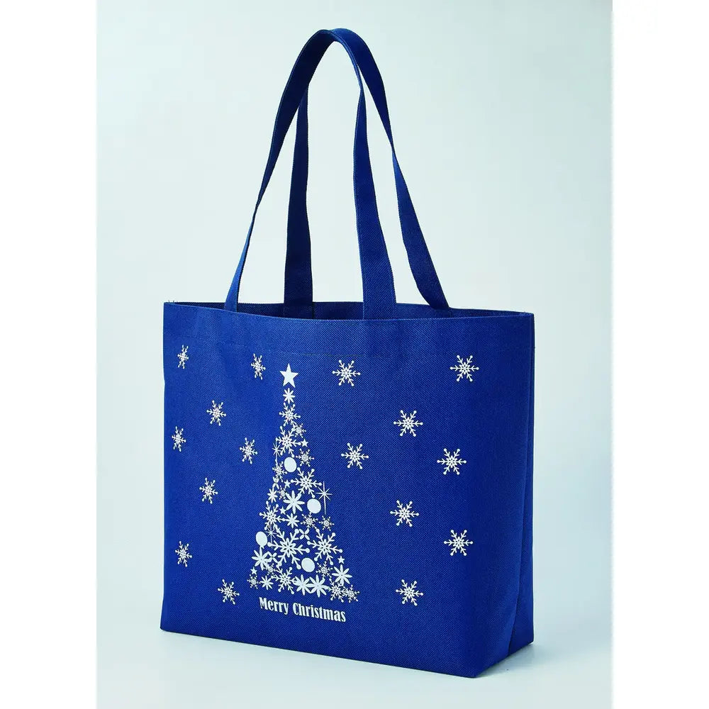 クリスマストートバッグ、シンプルなデザイン、ポリエステル素材、27x39x10.5cm
