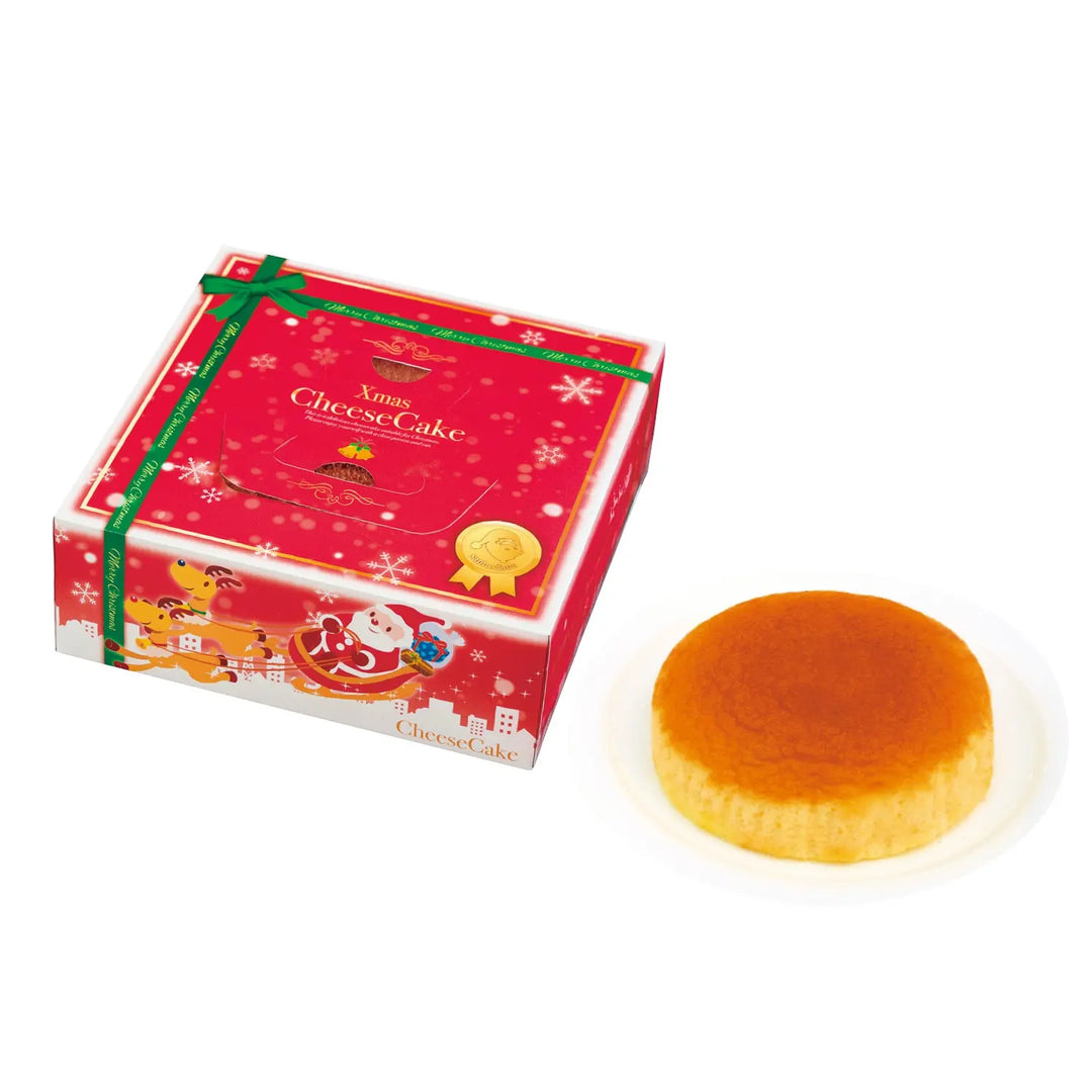 真っ赤な箱入りクリスマス チーズケーキ、イベントに最適な100g日本製
