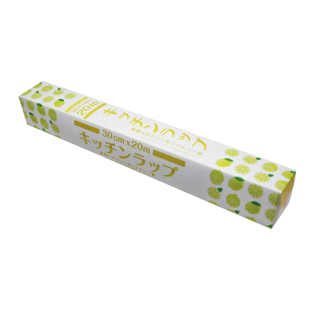 "ピタッと密着!キッチンラップ30cm×20m 環境に優しいPE製食品包装用"