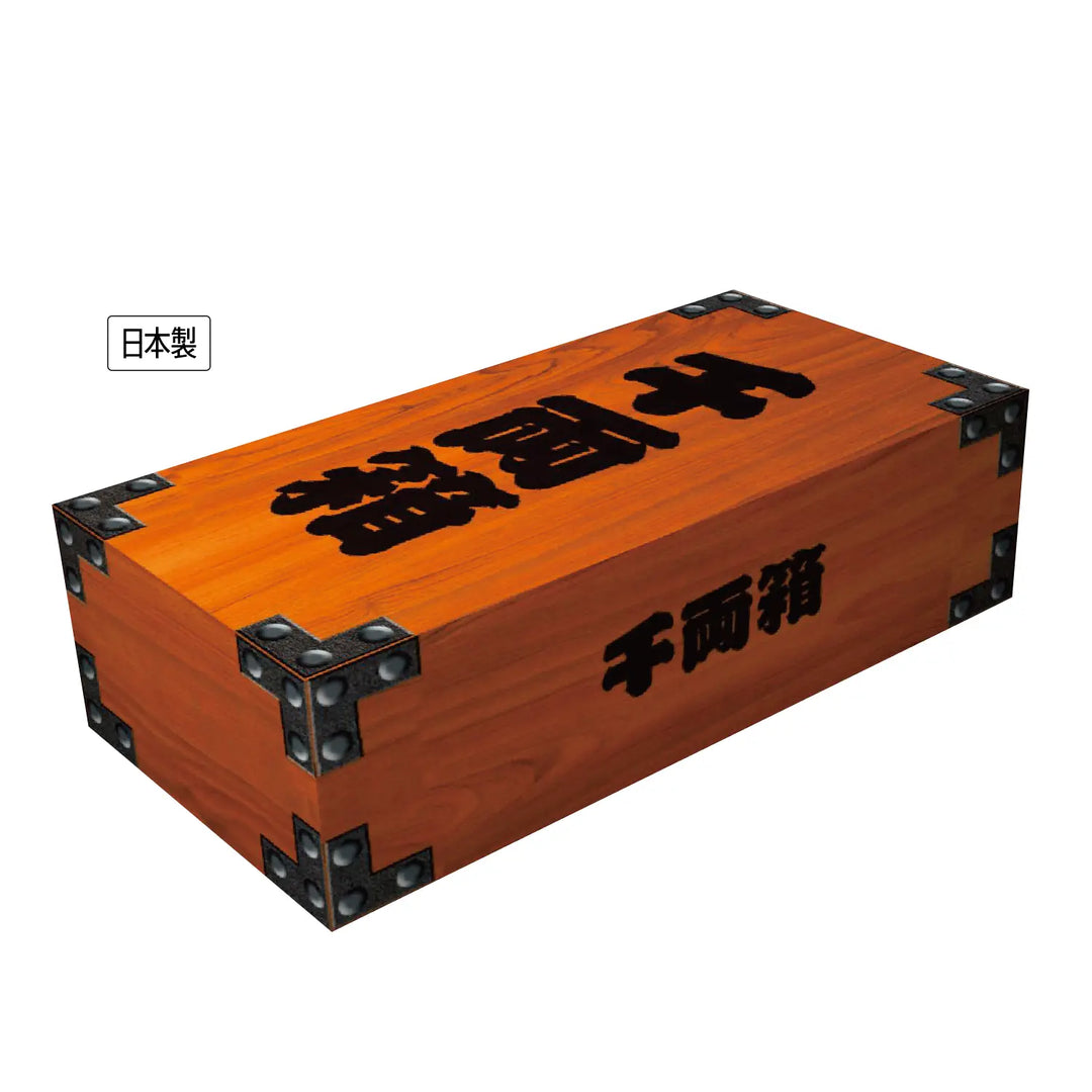 "縁起の良いデザインのミニ千両箱BOXティッシュ20W、化粧箱入り"