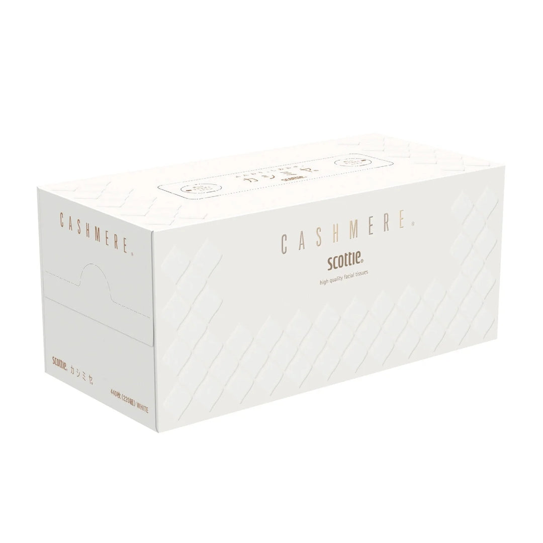 スコッティ カシミヤエンボス220W ピュアパルプ100%柔らかティッシュ