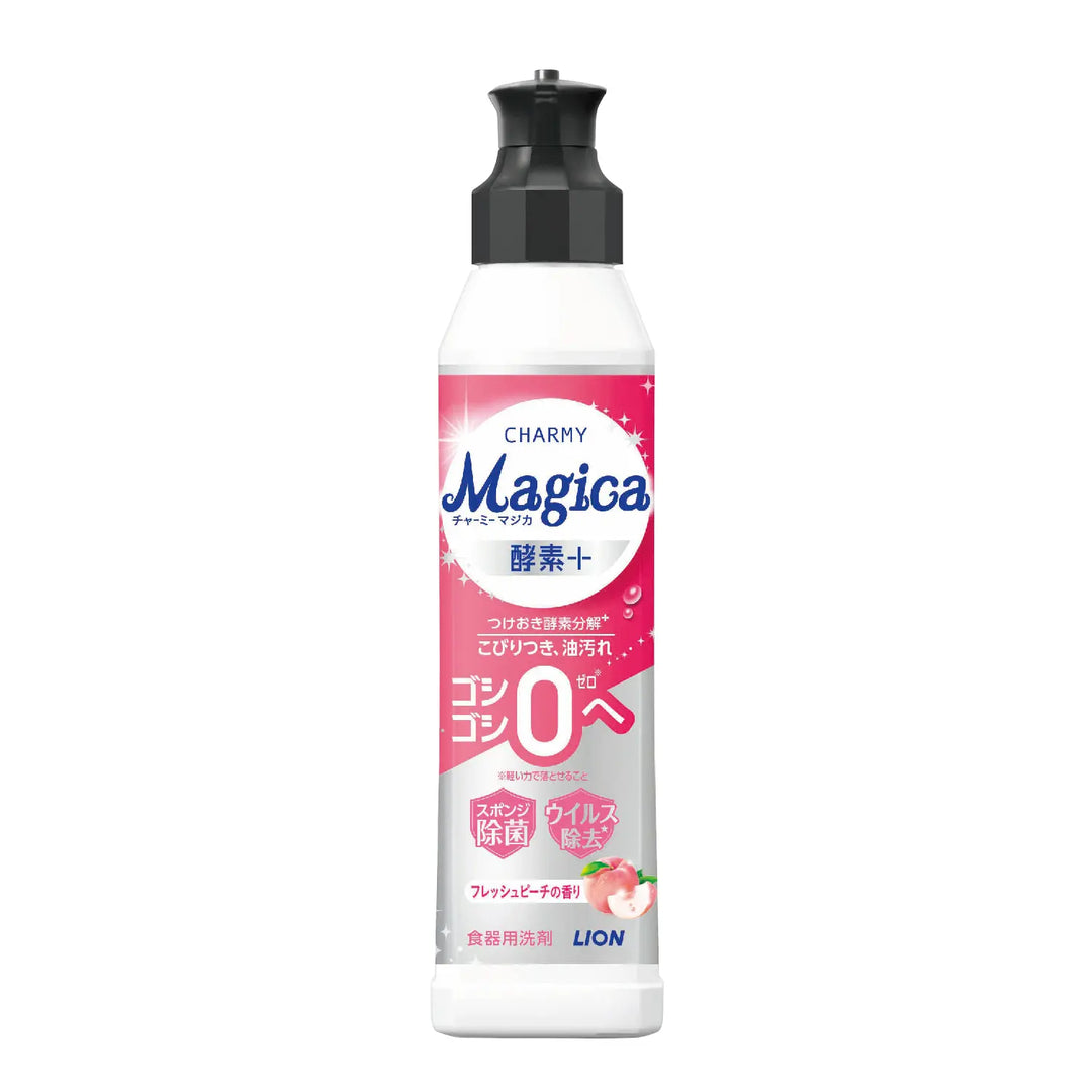 ALT属性: チャーミーマジカ220ml 酵素+フレッシュピーチ香り、油汚れを分解
