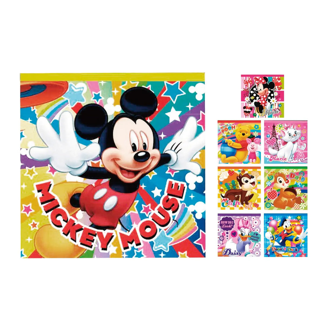 キャラクターおりがみメッセージメモ、可愛い8柄、紙製、92x92mm