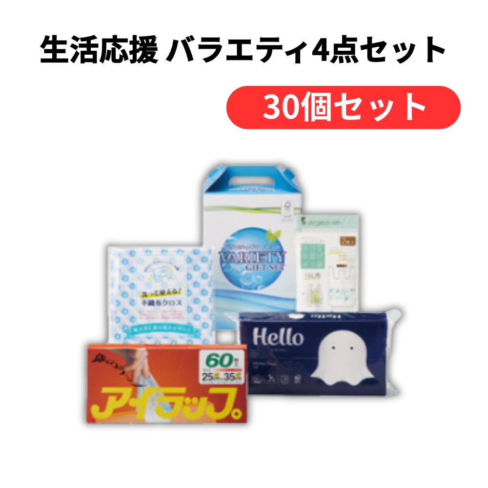 生活応援 バラエティ4点セット【単価438円(税込)】【30個】