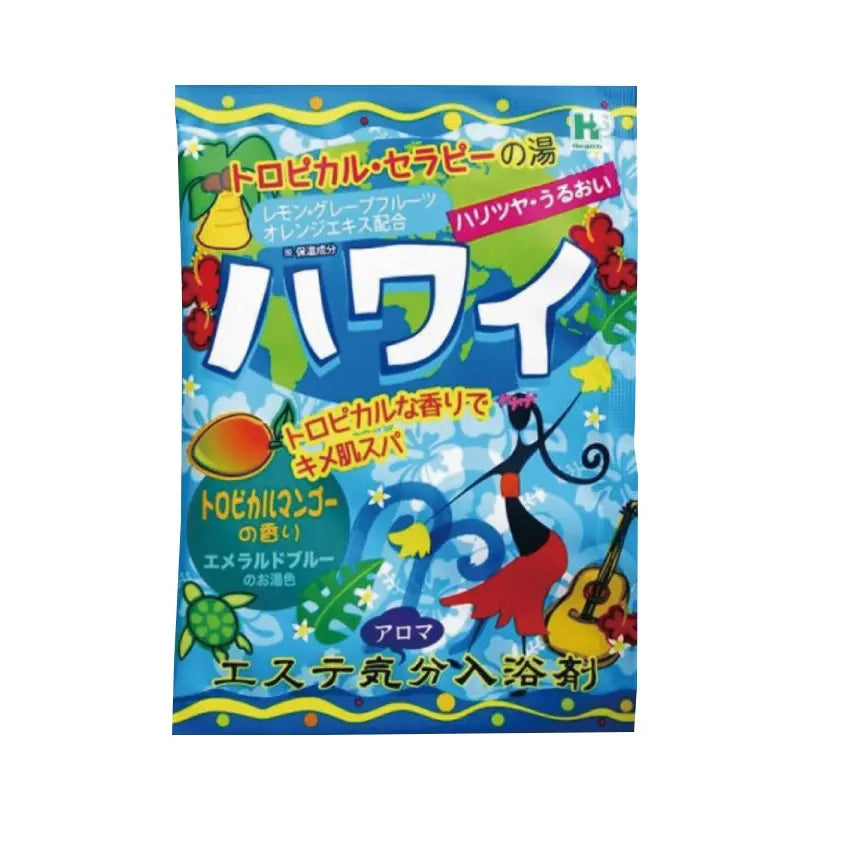 粉体入浴剤 エステ気分アロマ40g1個 ハワイ 日本製 リゾート気分