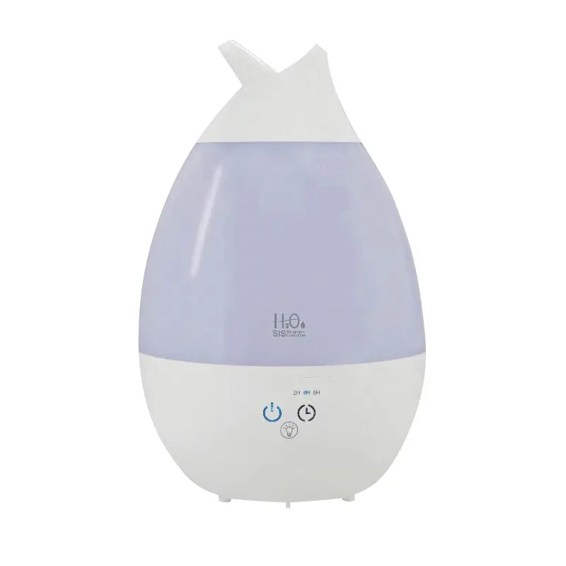 twin超音波加湿器, 360°回転ノズル, 上部給水式3L, ABS樹脂, しずく型