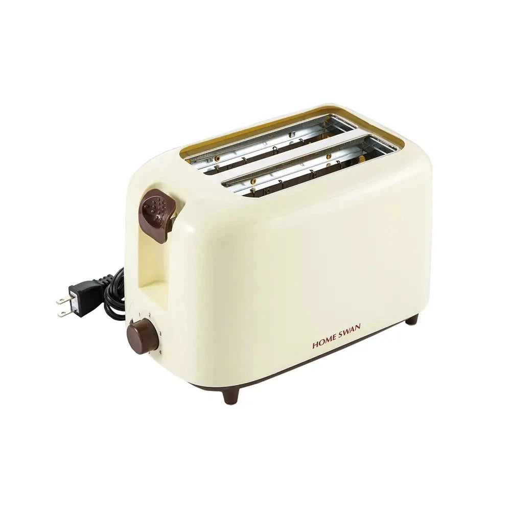 ポップアップトースター プラスチックボディ かわいらしいデザイン 650W