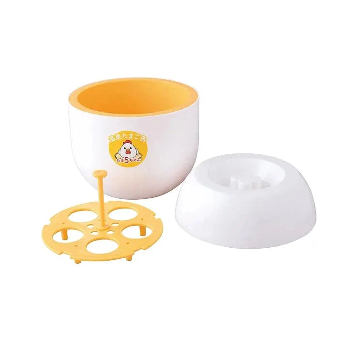 おうちで簡単!温泉たまご器たま5ちゃん,5個温泉卵が簡単に作れる