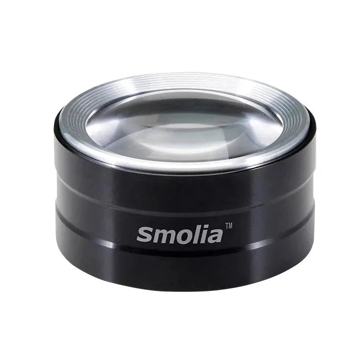 LED拡大鏡 SMOLIA ドラット: 3倍拡大、ガラスレンズ、新聞や説明書に最適