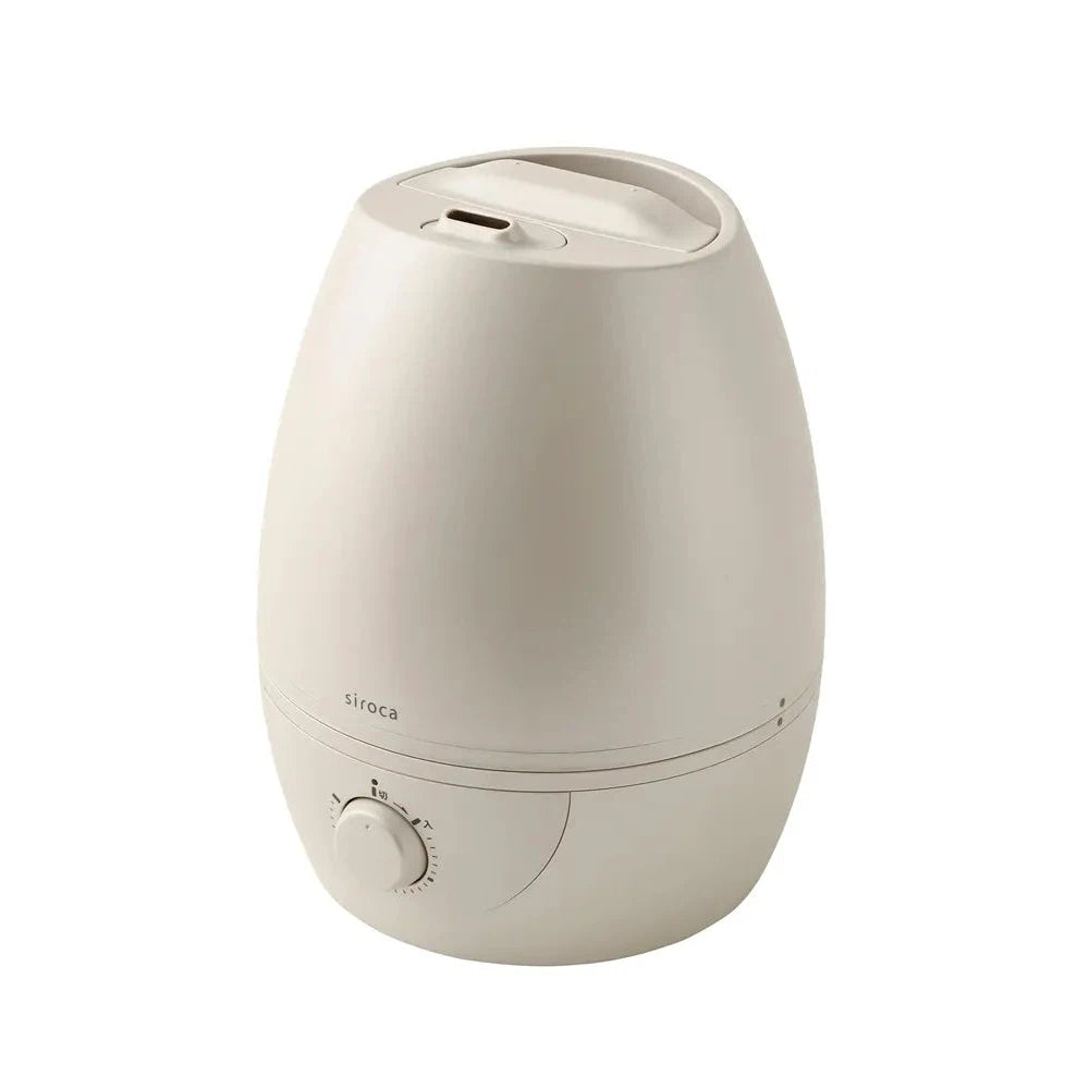siroca 超音波加湿器5L クリーム色 抗菌仕様 大容量24時間加湿