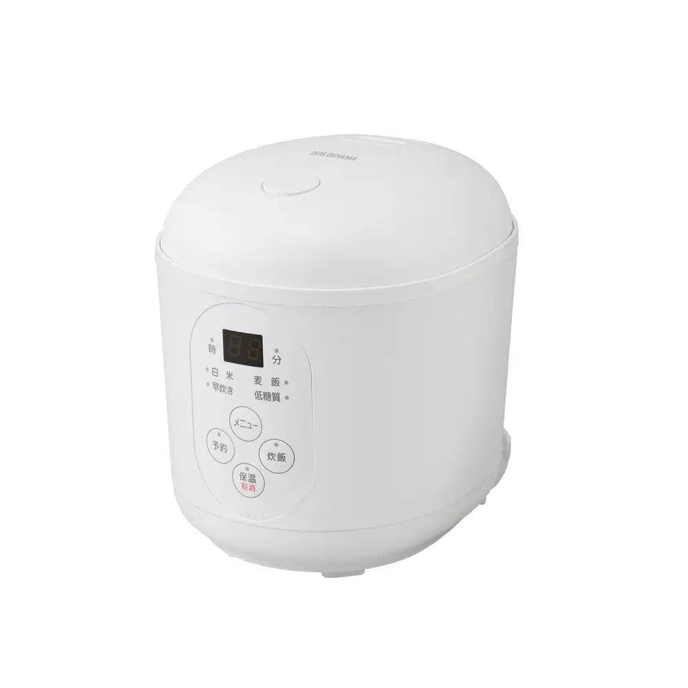 アイリスオーヤマ ジャー炊飯器 1.5合 小型高性能 マイコン式 ヘルシーメニュー搭載