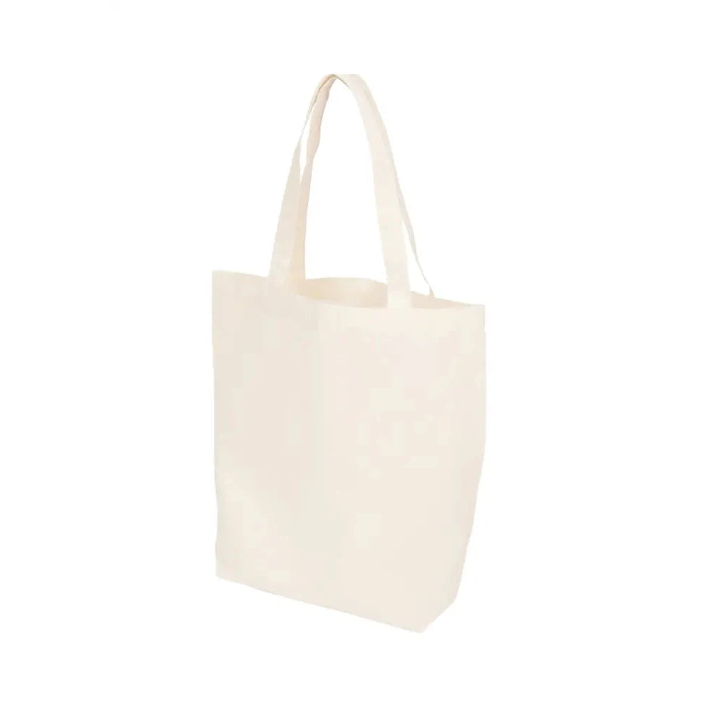 コットンバッグ【単価131円(税込)】シンプルな綿製トートバッグ37×11×36cm