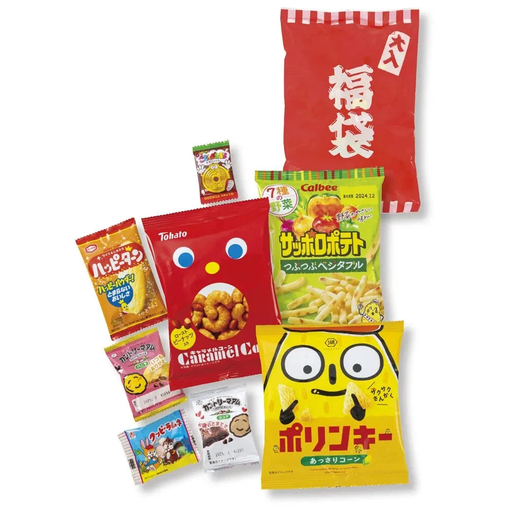 ボリューム満点!ブランドお菓子福袋8点セットの大入パッケージ画像