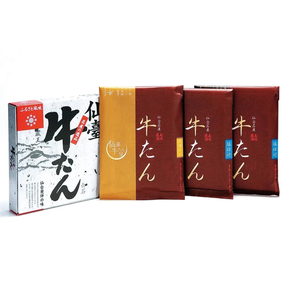仙臺牛たん屋 牛たん焼き しお味・みそ味 スライス 冷凍180日保存