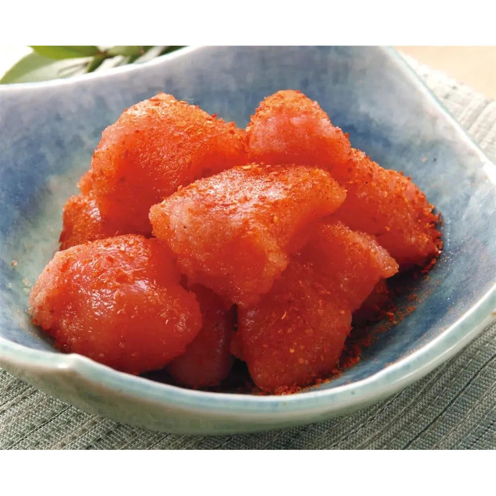 かねふく 旨ダレ付き 辛子明太子(切子)180g 熟成製法で粒立ち良好