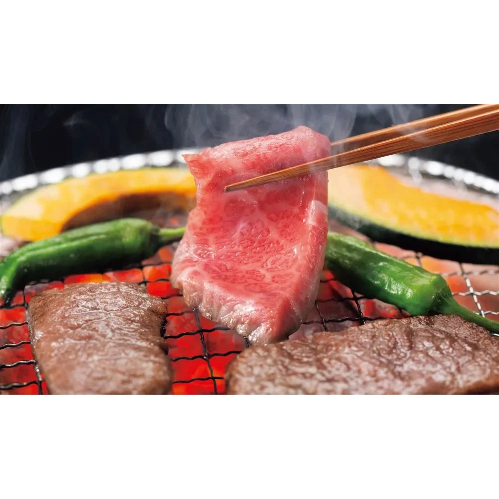国産牛焼肉300g、食べやすいサイズにカット、冷凍保存30日間