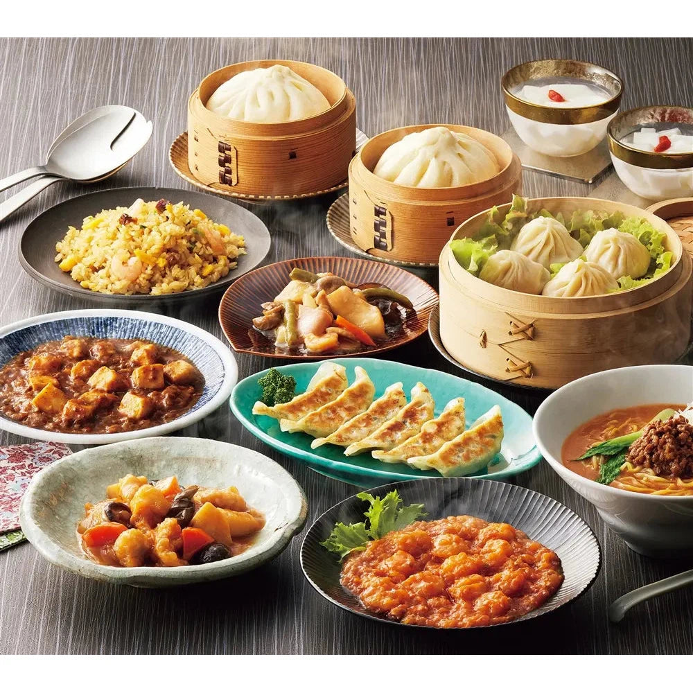 東京「赤坂四川飯店」監修の本格中華10種セット、冷凍保存で本格的な味わい
