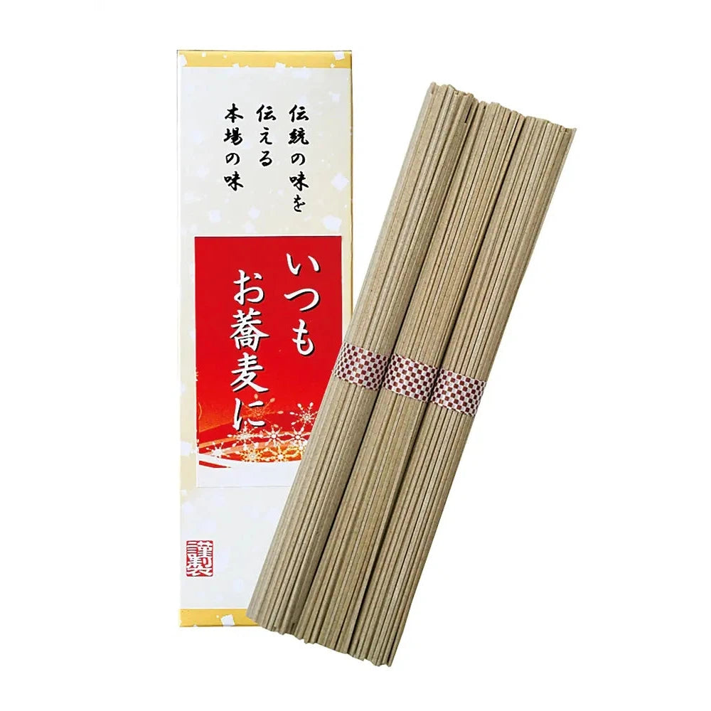 「いつもお蕎麦に」3束 化粧箱入り 賞味期間540日 常温保存可能