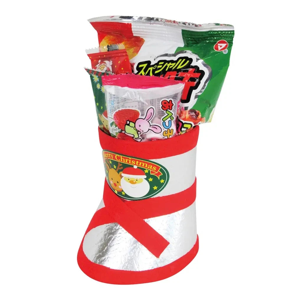 クリスマス銀靴(ミニ)- 根強い人気のクリスマス用お菓子ギフトセット