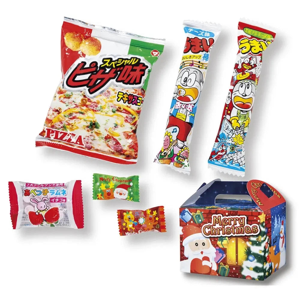 クリスマスお菓子ボックス6点 化粧箱入り ノベルティに最適 120日保存