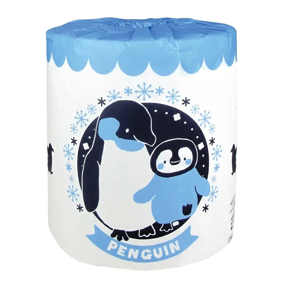 アニマルシリーズ トイレットロールダブル ペンギン 癒し系デザイン 30m