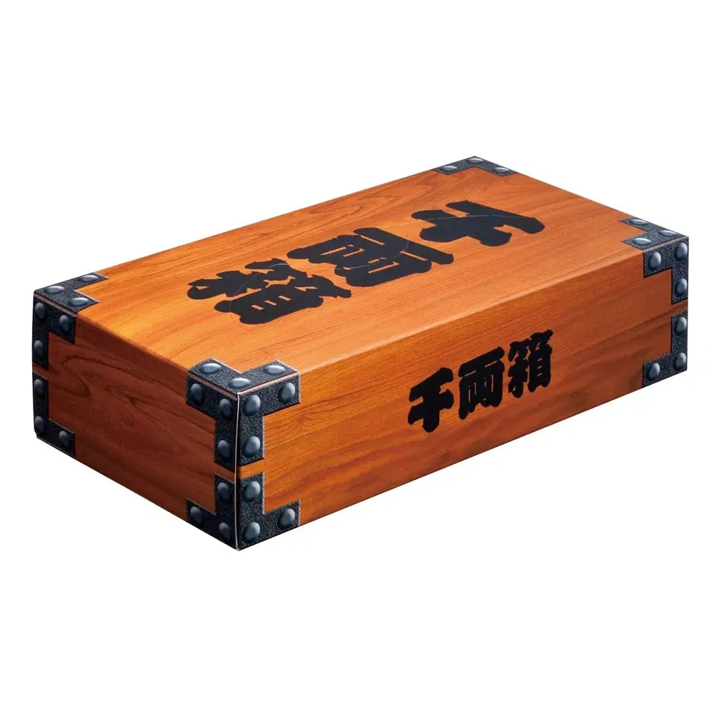 "千両箱ティッシュ150W、縁起良い和風デザインで店頭集客に最適"