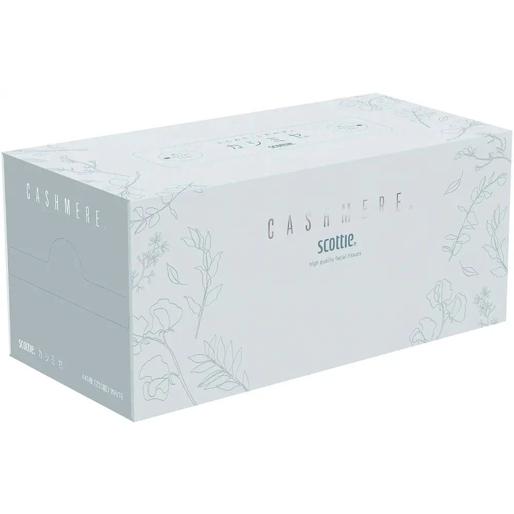 スコッティ カシミヤエレガント220W 高品質ティッシュ パッケージサイズ24.8×12.1×10.8cm
