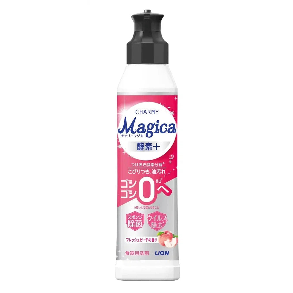 "CHARMY Magica220ml 酵素+フレッシュピーチ香りの台所用洗剤"