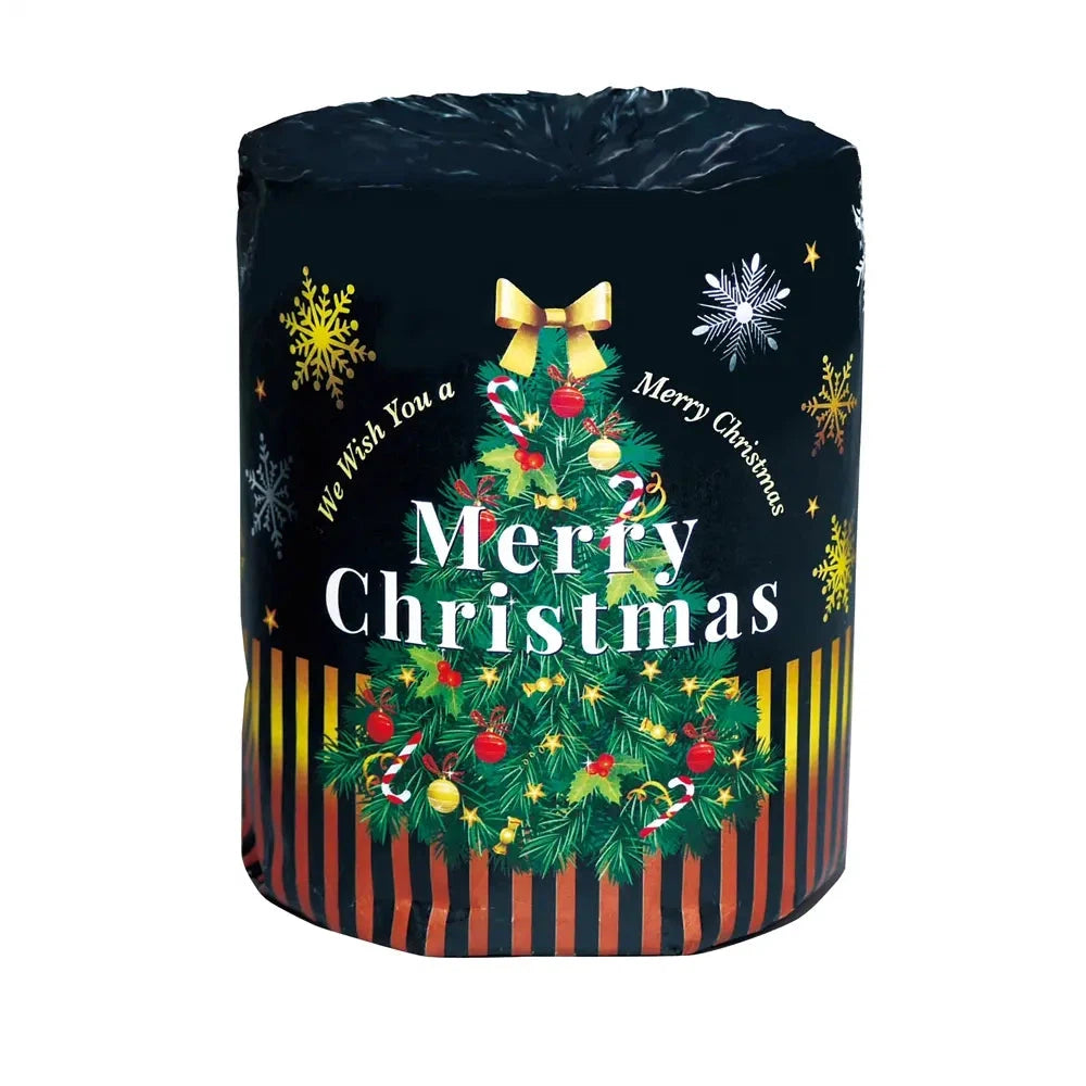 クリスマスプリントトイレットロールダブル30m再生紙素材の特別デザイン