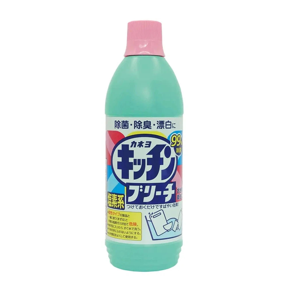 キッチンブリーチ600ml、除菌・除臭・漂白用、まな板や調理用具に最適
