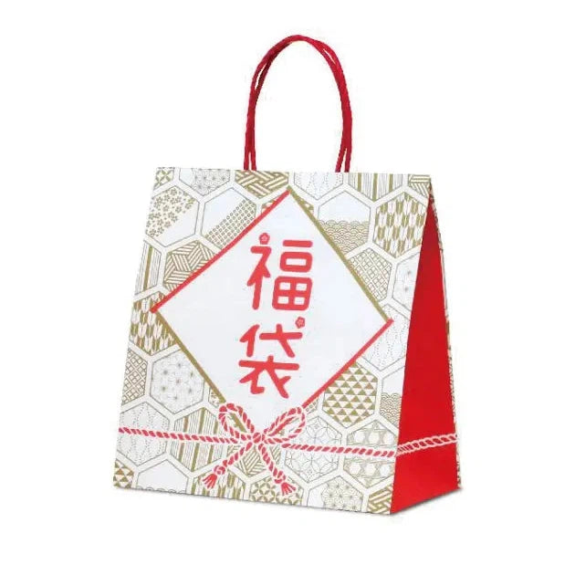 福袋 マチ広 福寄せ 日本製 紙素材 伝統柄10種のデザイン