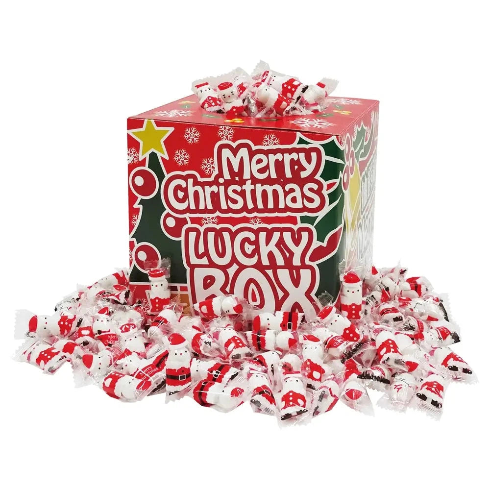 サンタチョコすくいどり50人用セット、クリスマス用ディスプレイキット