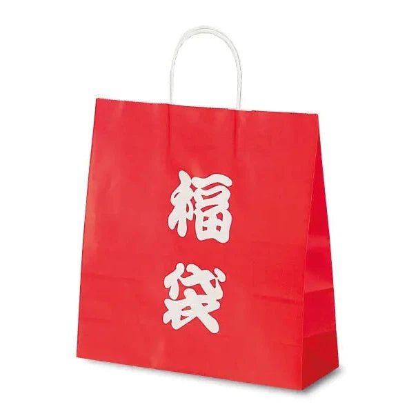福袋 中サイズ【紙製、日本製】年末年始に最適な定番資材、32×11×33cm