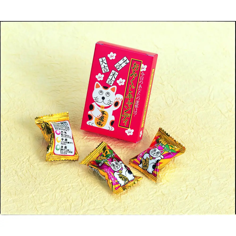 おみくじキャンディ(大粒3コ・シール付)｜化粧箱入りノベルティグッズ