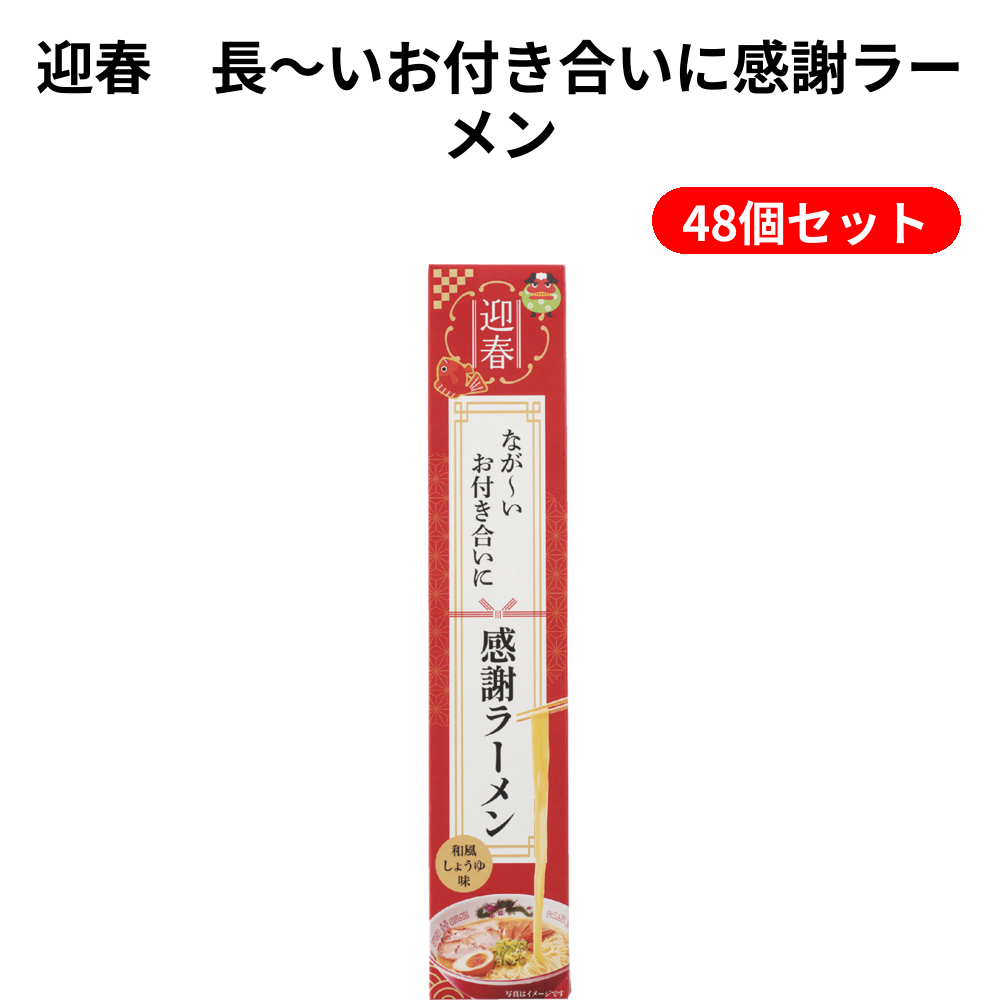 迎春　長～いお付き合いに感謝ラーメン 48個セット