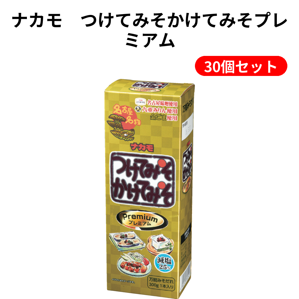 ナカモ　つけてみそかけてみそプレミアム 30個セット