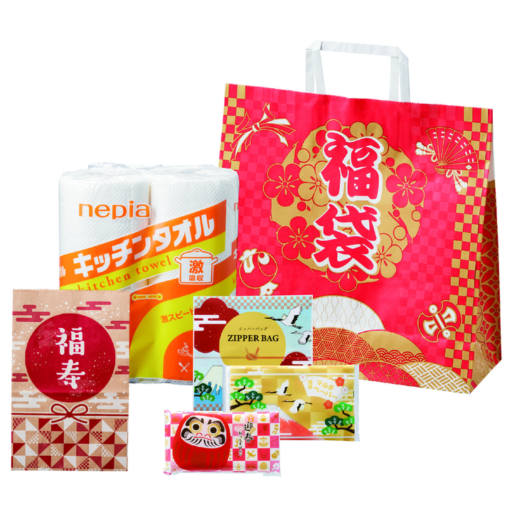 七宝福袋 イチ押し！日用品5点セット 2026【単価438円(税込)】【24個】