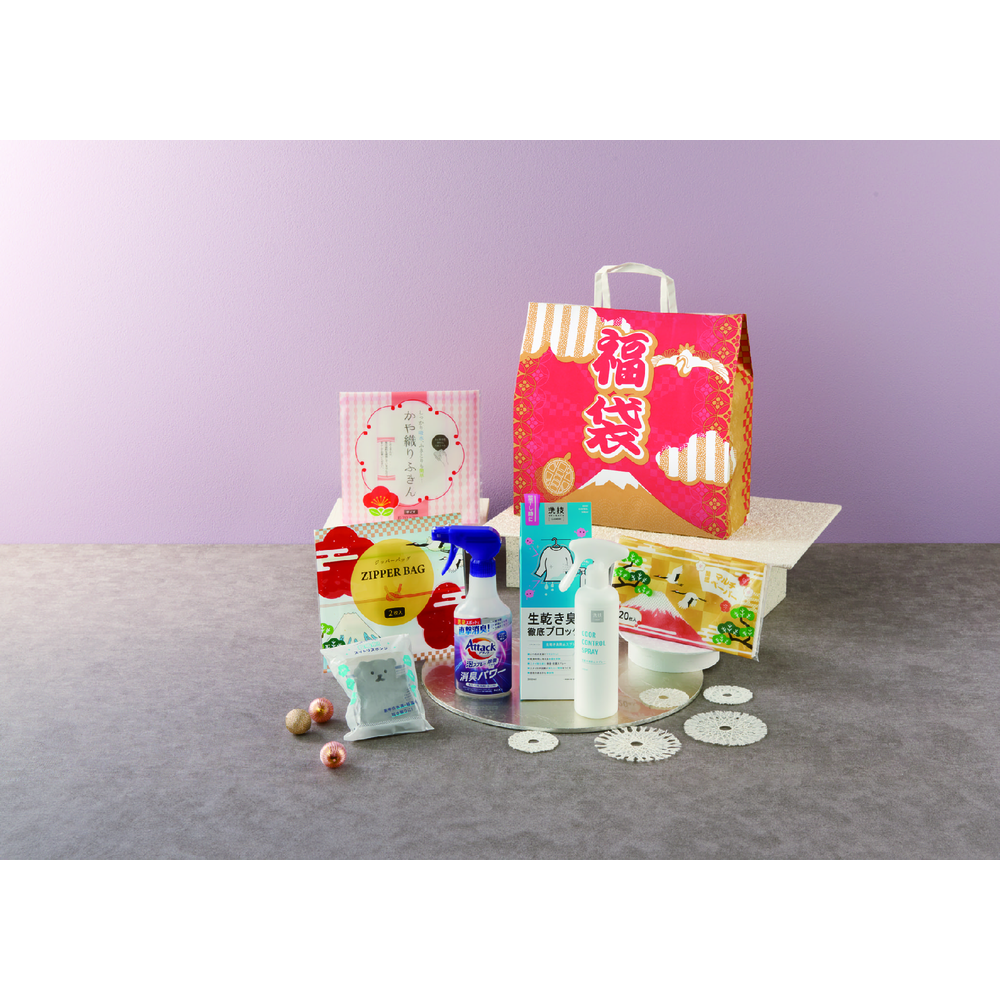 福袋　ずっしり日用品6点セット 2026【単価658円(税込)】【16個】