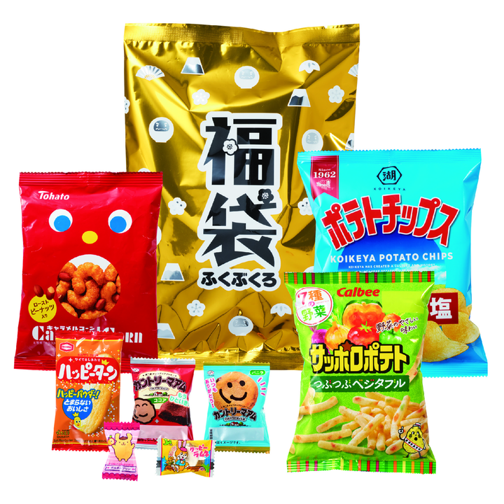 金ぴかおやつ福袋　8点セット 2026【単価430円(税込)】【45個】