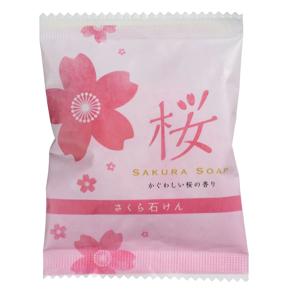さくら石けん35g、日本製、サクラエキス配合でお肌に優しい石けん