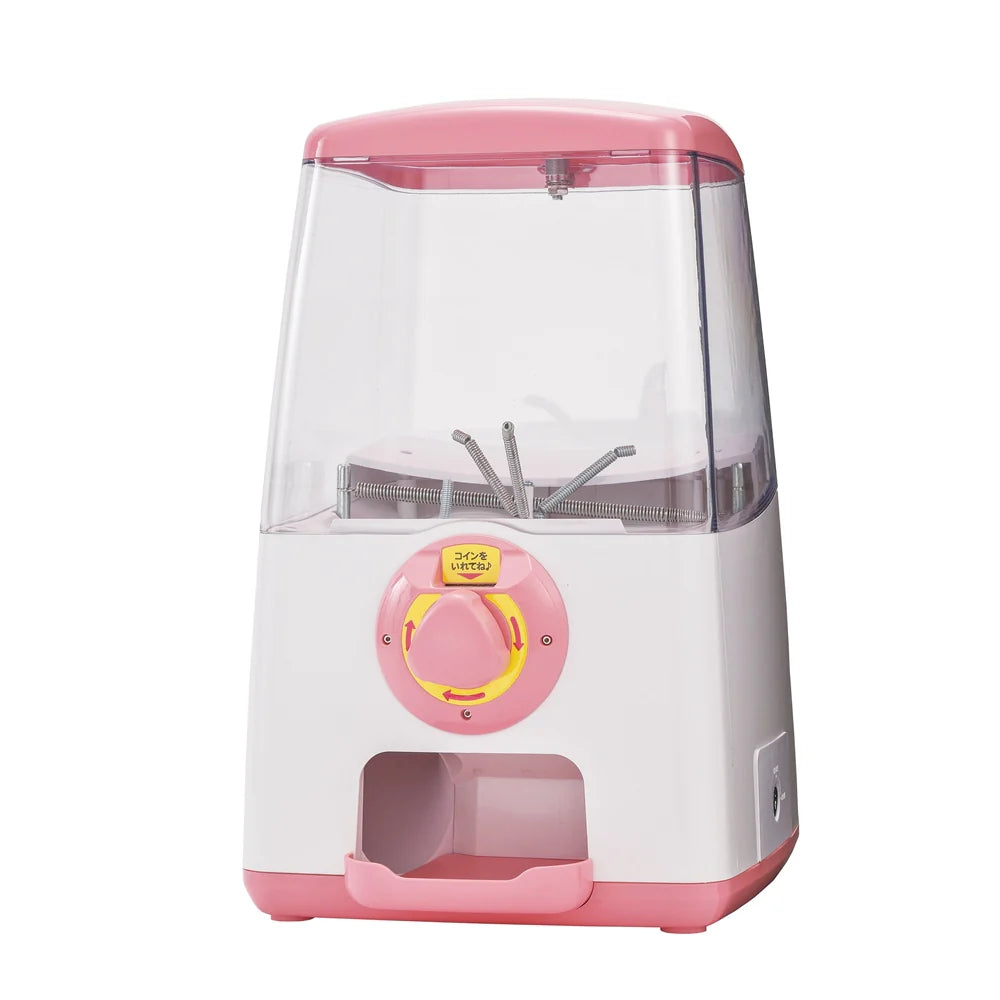 ガチャキューブ ピンク コインフリー仕様 様々なカプセル対応 玩具用機器